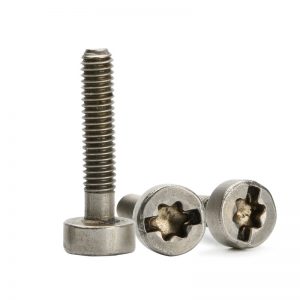 Six Lobe And Slot Screw, security screws fastenal, pc security screws, metric tamper resistant screws, metric tamper proof screws