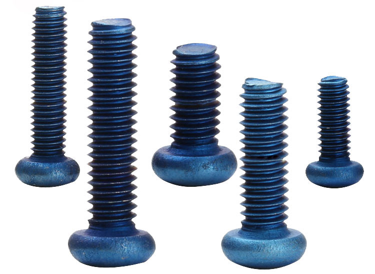 anodized titanium screws