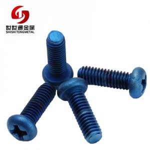 pan head machine thread titanium-screws