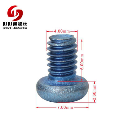 Oxidation TA2 Gr3 Pure Titanium Pan Head Screws Phillips