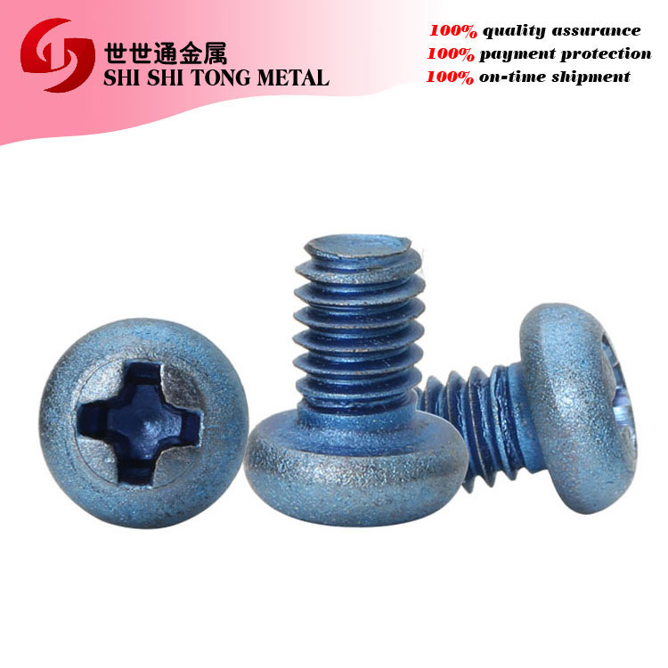 Oxidation TA2 Gr3 Pure Titanium Pan Head Screws Phillips