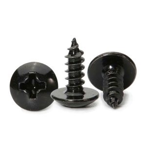 black iron screws