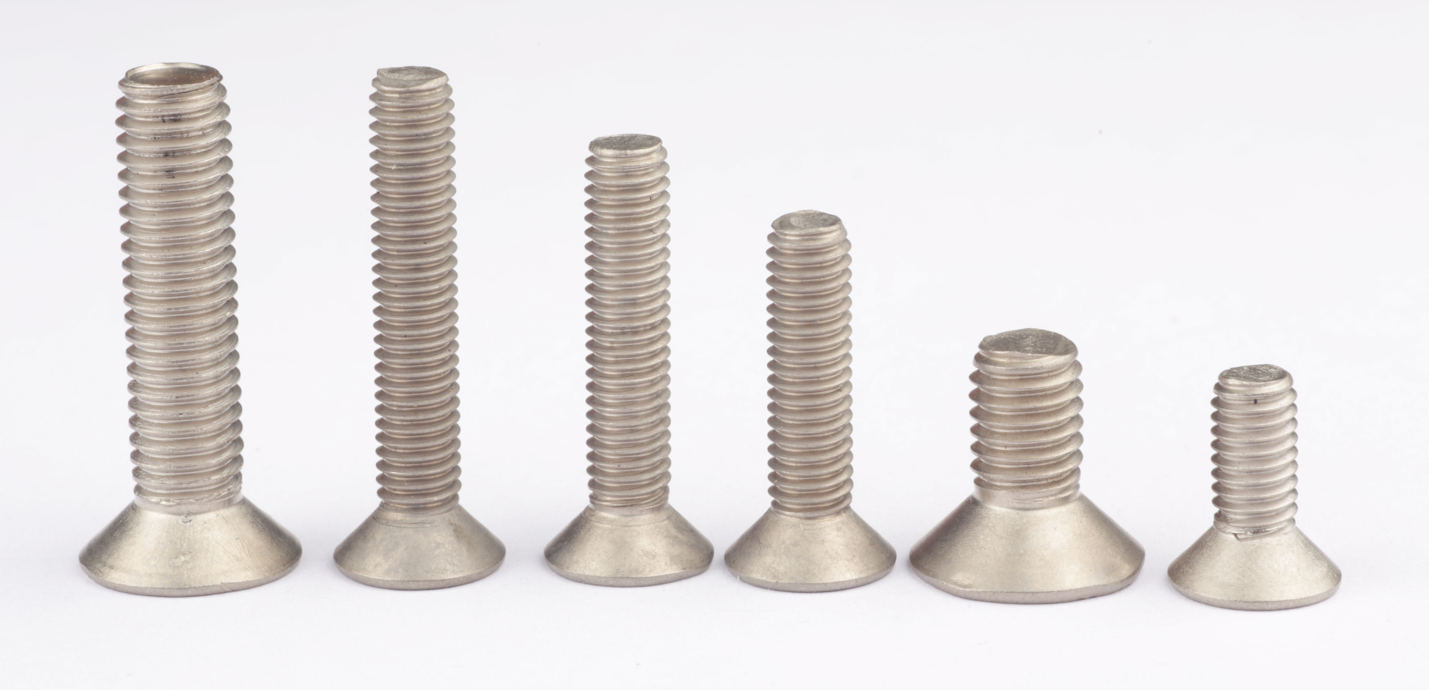 aluminum flat head machine screws