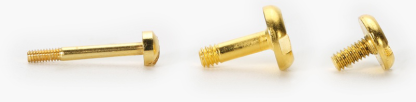 Long brass screw