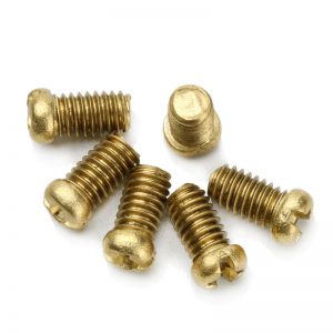 small brass screws round head