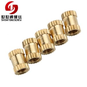 copper knurled nut