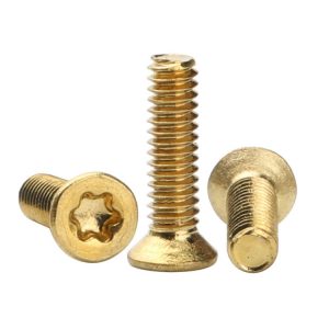 brass flat head screws