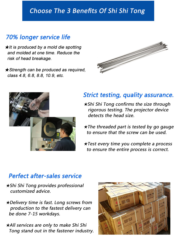 why choose us? Shi Shi Tong Screw Manufacturer