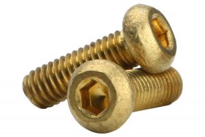 Brass Socket Head Cap Screws, Round head brass screws