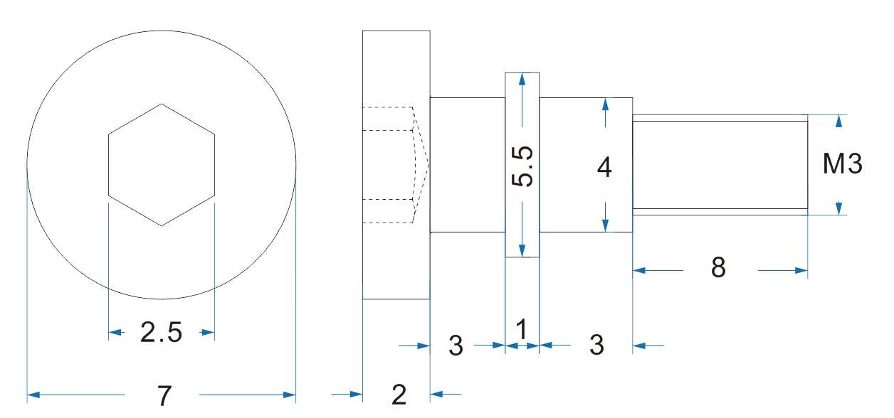 stainless socket screws