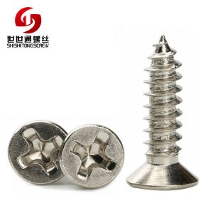 flat head phillips self tapping screw