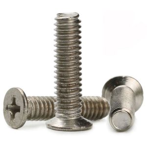 flat phillips machine screw