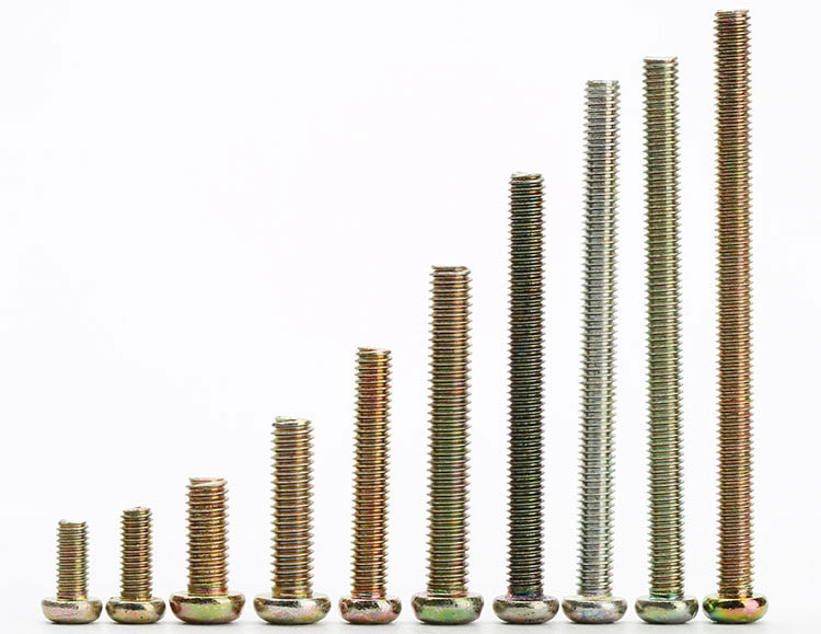 pan head phillips machine screws