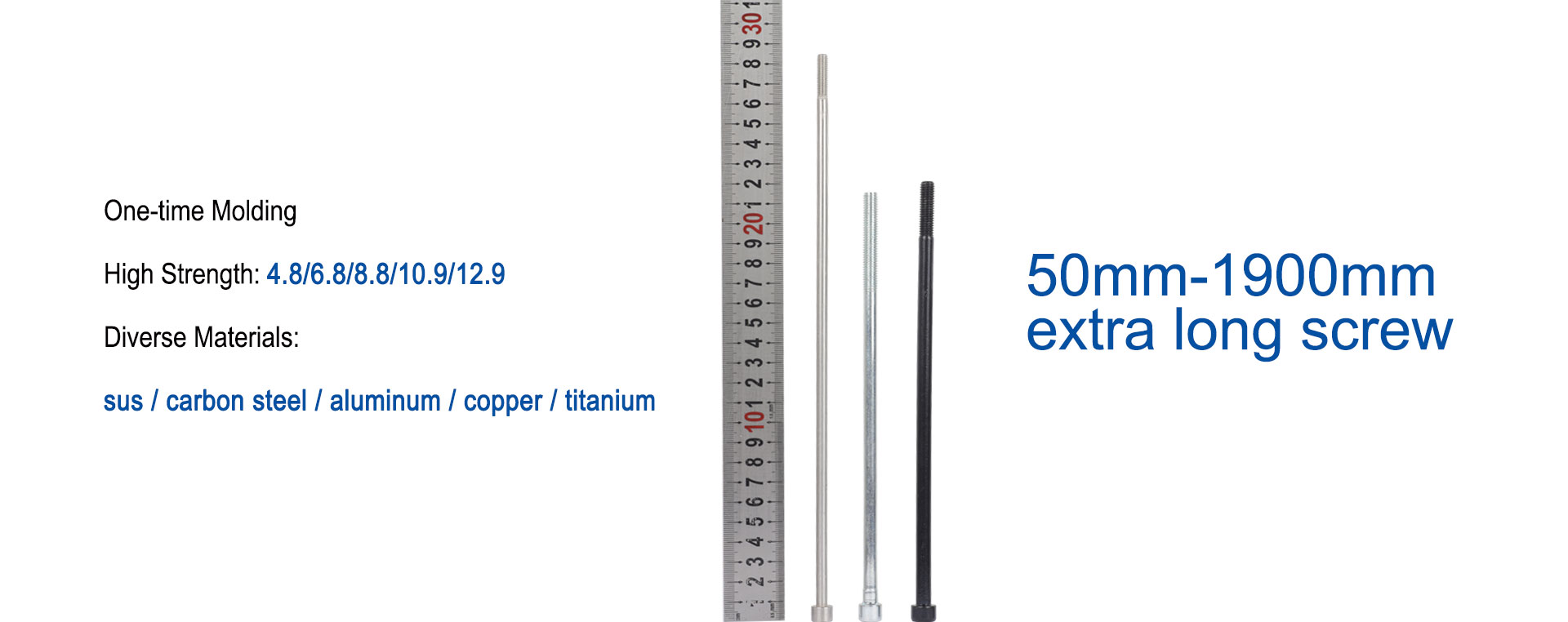 90mm long socket screws