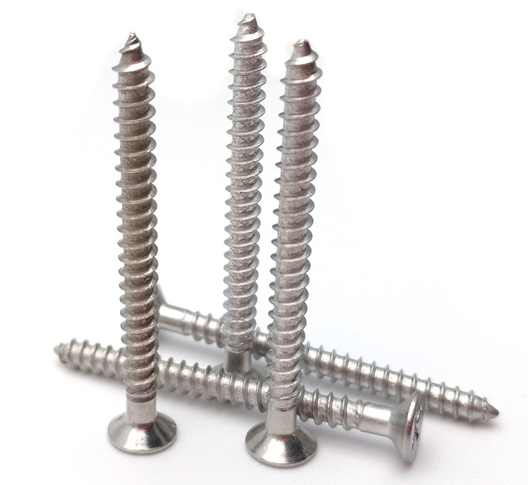 stainless flat head screws