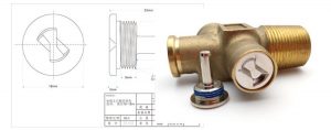 brass slot head screws