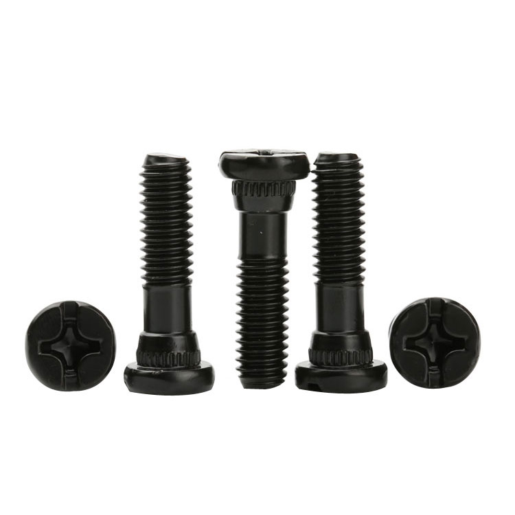 black zinc plated screw,carbon steel screw