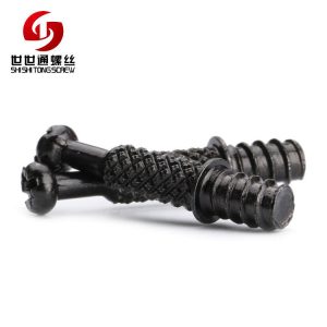 Special Knurled Screw, Round Head Phillips/slot. Screw