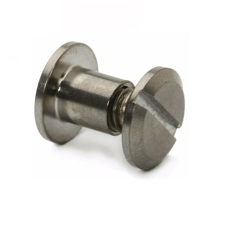 Chicago Screws For Leather Belts , Male And Female Screws