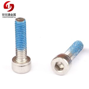 Screws And Bolts, Cup Head Allen Blue Teflon Paste Fastener