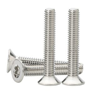 ss flat head screw, star head screw