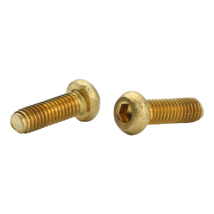 What is the MOQ of the brass button head screws?