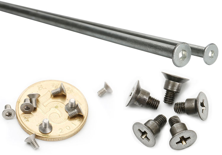 metric countersunk head screw dimensions