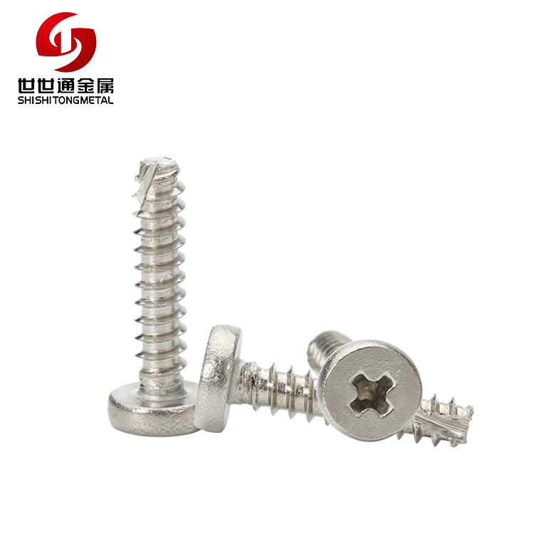 What is the procedure for the fine thread self tapping screws