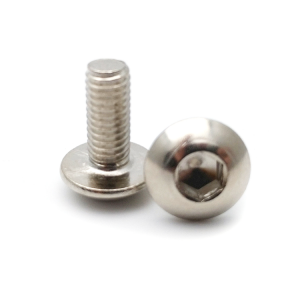 4 40 brass button head socket cap screw