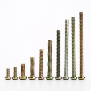 pan head phillips machine screws