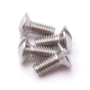 Slotted Oval Head Machine Screws