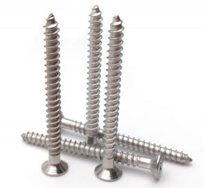 stainless flat head screws