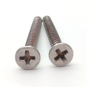 stainless flat head screws