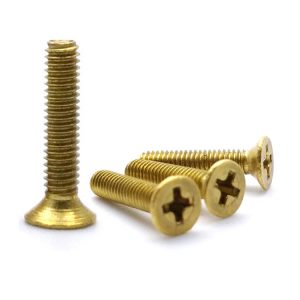 brass countersunk screws