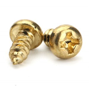 Tiny Brass Screws Pan Head Self Tapping