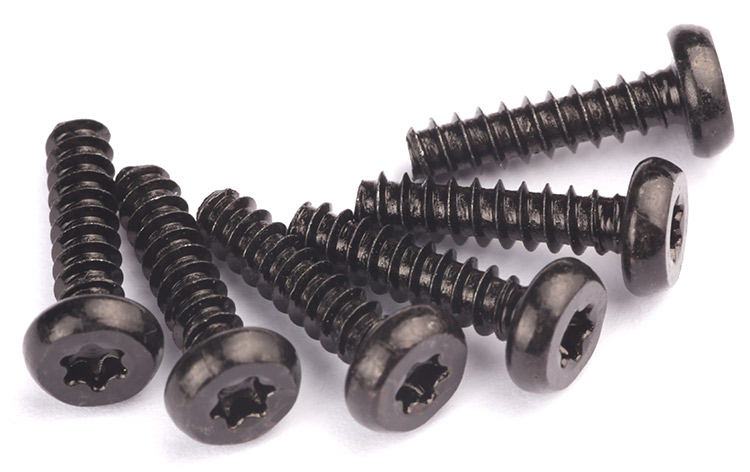 torx self tapping screws black