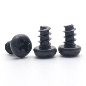 Black Oxide Pan Head Screws