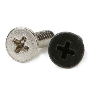 self tapping flat head metal screws