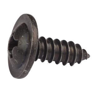 black self tapping metal screws