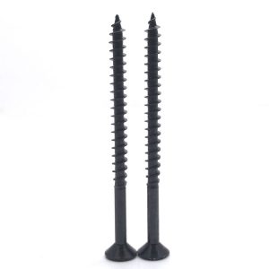 Flat Head Tapping Screw Black Phosphate Screws Supplier | SST