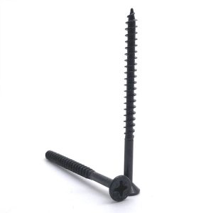 Flat Head Tapping Screw Black Phosphate Screws Supplier | SST