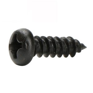 black pan head self tapping screws