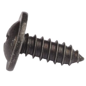 black self tapping metal screws