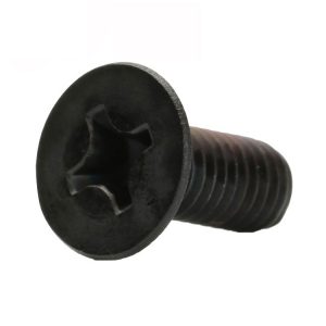 black countersunk screws