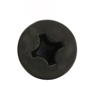 black countersunk screws