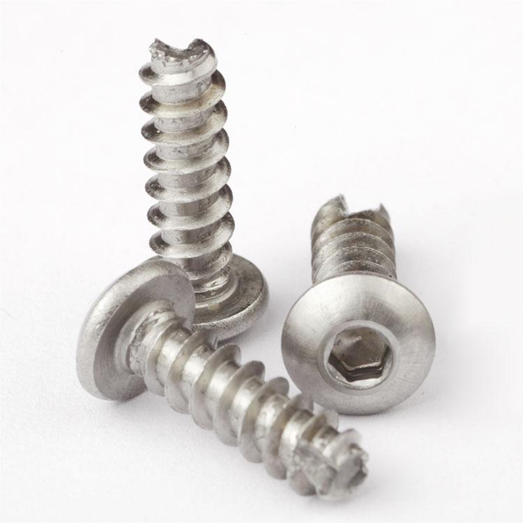 What is the tensile strength of the allen head self tapping screws?