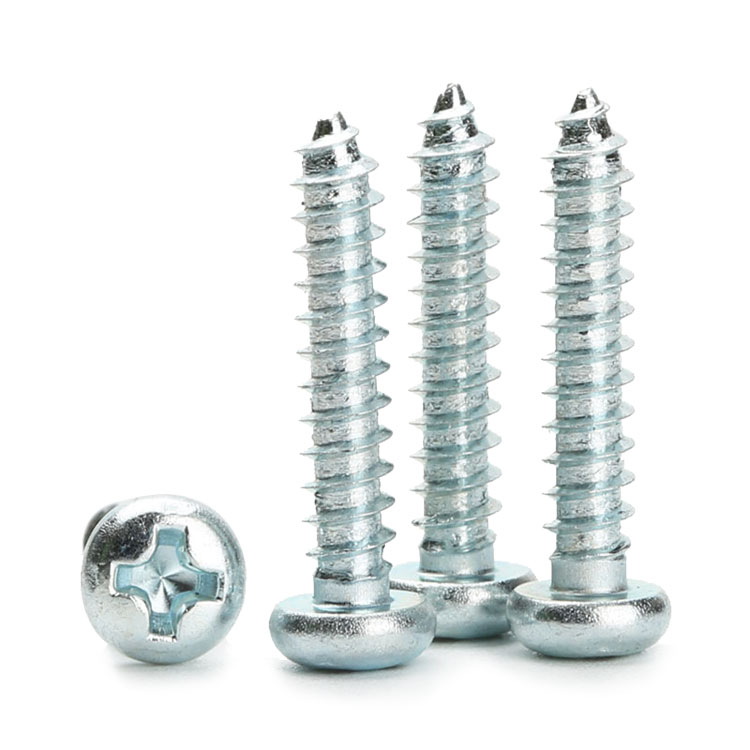 The selftapping screws are made of American thread