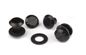 black stainless screws