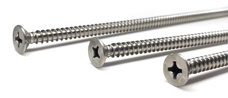 stainless steel countersunk machine screws