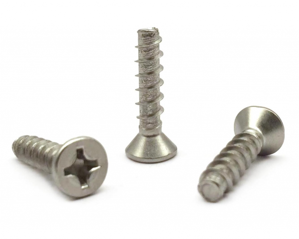 6mm stainless steel countersunk screws